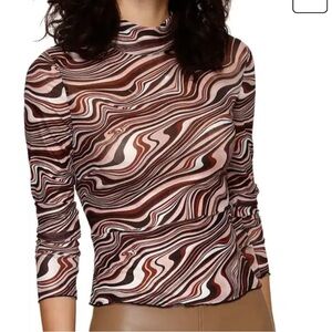 Heartloom Poppy Top in Wave. Women’s Medium